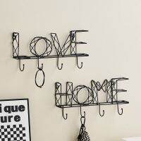 Bathroom Accessories Wrought Iron Hanger Child Wall Hook Coat Rack Hanging Hooks Keychain Cute Room Decor Racks Decoration Home