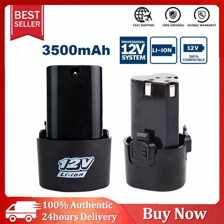 【COD】24hours delivery Battery For Cordless Drill Battery 12V Cordless