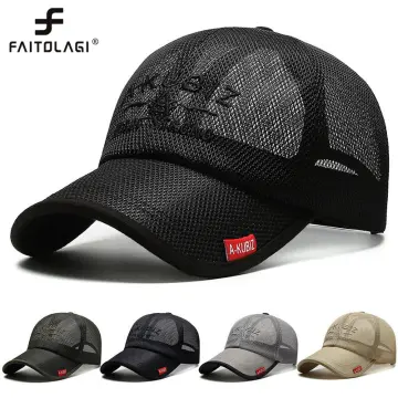 Summer Caps Dad Hat Outdoor Fishing Hats Men's Mesh Baseball Cap Breathable