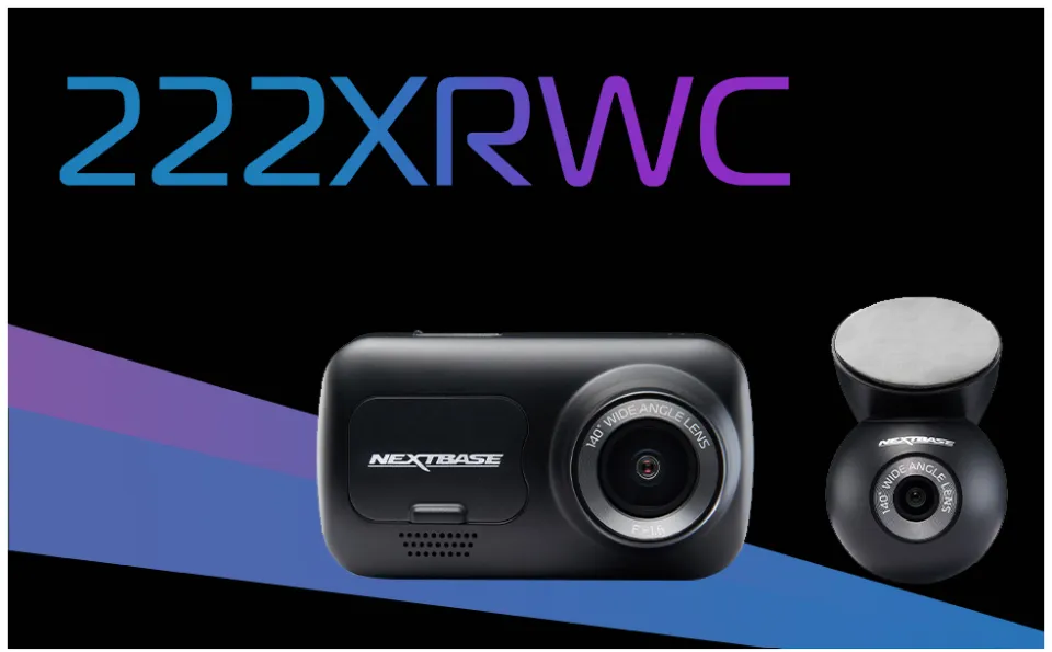 Nextbase 222xr 1080p Dash Cam + Rear Cam Hd In Car Mini Camera