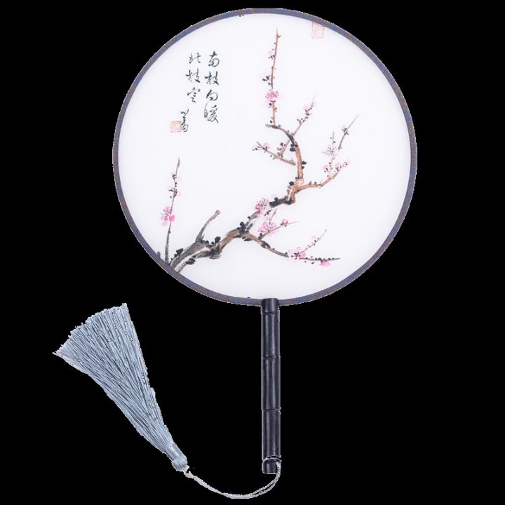 the-chinese-classical-wind-tide-fan-hanfu-round-fan-manual-pure-silk-translucent-mandarin-fan-wooden-square-dance
