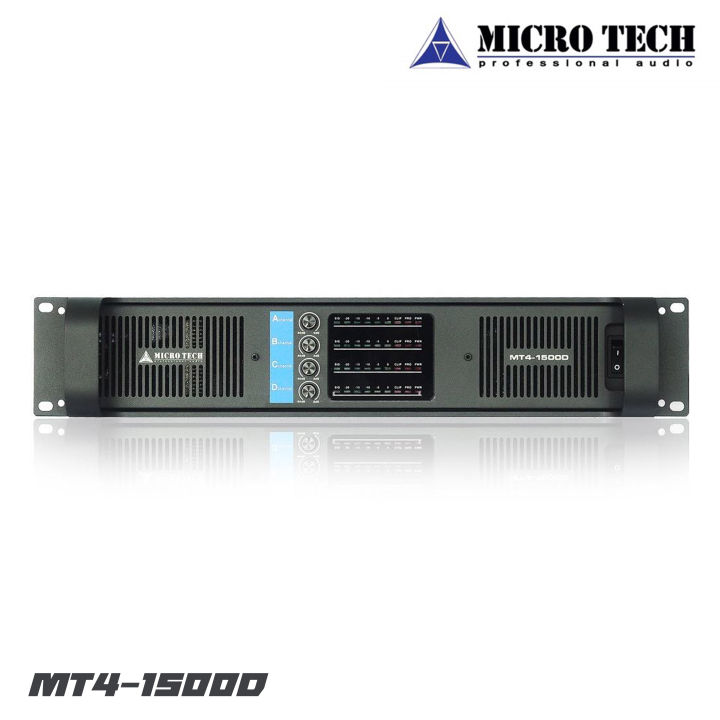 micro-tech-mt4-1500d-เพาเวอร์แอมป์-4-ch-กำลังขับ-1500x4-วัตต์-คลาส-d-ขับย่านเบสก็ให้เสียงที่กระชับหนักแน่น-หรือ-ย่านกลางแหลมก็ให้เนื้อเสียงที่ดี