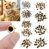 ❡ 20/50Pcs Transparent Brown Doll Glass Eyes Noses Needle Felting Eyes For DIY Bears Animals Dolls Kids DIY Toys Accessories