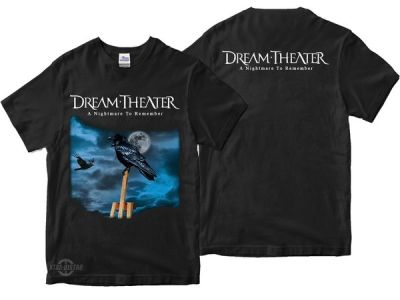 2023 DREAM THEATER 7 A NIGHTMARE TO REMEMBER Premium tshirt dream theater  band heavy metal rock เสื้อยืดแฟชั่น