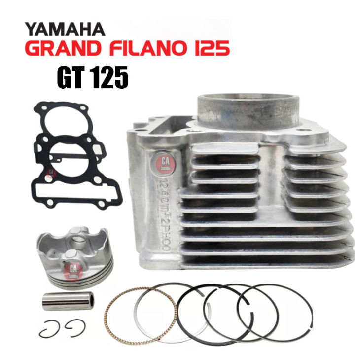 เสื้อสูบgrand-filano-gt125-ครบชุด-เสื้อสูบ-ไซส์-std-เสื้อสูบ-grand-filano-gt125-ชุดลูกสูบgrand-filano-gt125-ยามาฮ่า-แกรนด์-ฟีลาโน่-เสื้อสูบพร้อมลูกสูบ-แหวน