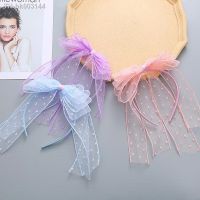 ▩✲✕ 1PC Beautiful Ribbon Dotted Mesh Bow Cute Kids Hair Hoop Baby Hairbands Princess Headwear Girls Accessories Children Headbands