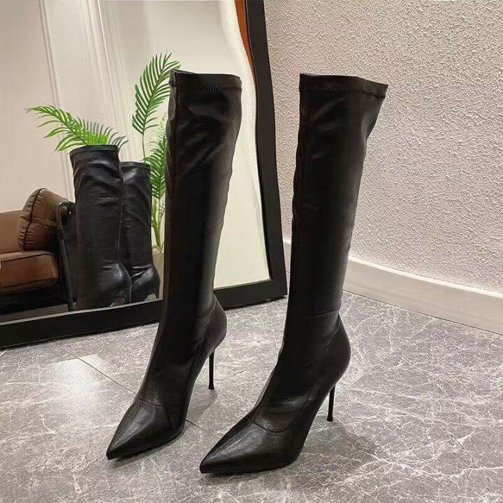 cod-dsdgfhgfsdsss-fashion-white-long-boots-womens-pointed-toe-stiletto-high-heels-boots-slim-stretch-martin-high-leather-boots