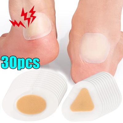 ♂ 30pcs Gel Heel Protector Foot Patches Adhesive Blister Pads Heel Liner Shoes Stickers Pain Relief Plaster Foot Care Cushion Grip