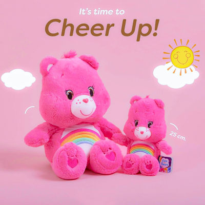 ❤️‍🔥 พร้อมส่ง ❤️‍🔥✨สินค้าแท้💯ลิขสิทไทย🇹🇭 ตุ๊กตาหมีแคร์แบร์ 25-45 cm. 🌈 สีชมพูเข้ม ฟรุ้งฟริ้งสุดๆ🥹💖