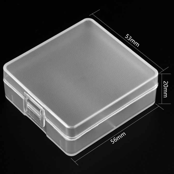 กล่องจัดเก็บกล่องพลาสติกแข็งแบบพกพาสำหรับ2ชิ้น9v-6f22แบตเตอรี่-สินค้าต่างประเทศ