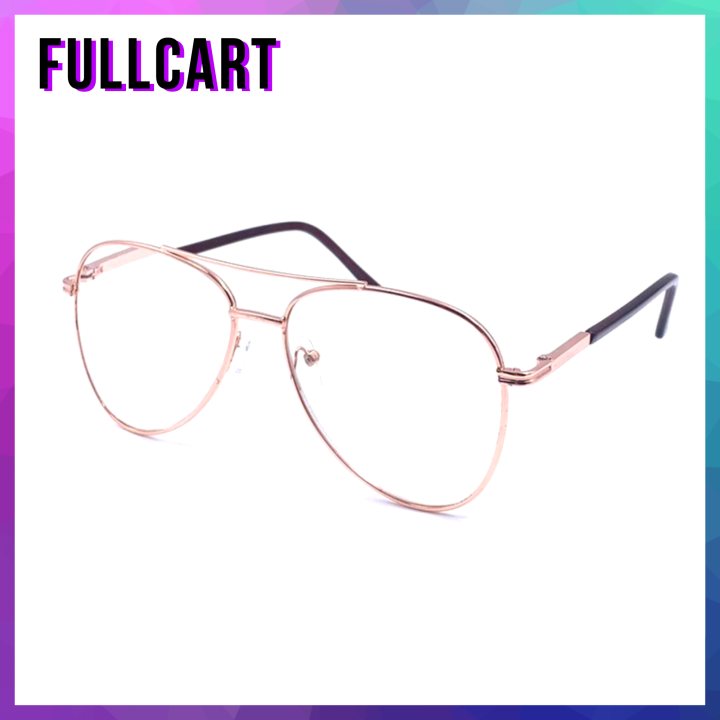 แว่นสายตา-แว่นทรงนักบิน-aviator-glassesแว่นสายตา-แว่นสายตายาว-แว่นแฟชั่น-แว่นตาแฟชั่น-กรอบแว่น-แว่นอ่านหนังสือ-แว่นขับรถ-by-full-cart