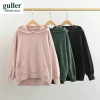 guller เสื้อสเวตเตอร์แขนยาวสำหรับผู้หญิง,เสื้อฤดูใบไม้ร่วงและฤดูหนาวแจ็คเก็ตมีฮู้ดเสื้อผ้าโยคะใส่วิ่งฟิตเนสลำลองเสื้อกีฬา