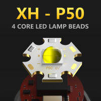 4CORE XHP50อัลตร้าสดใส IP8กันน้ำ LED ดำน้ำไฟฉายใต้น้ำ50เมตรดำน้ำเติมแสงไฟกลางแจ้งตั้งแคมป์ไฟฉาย