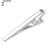 Freshone Men เงิน ทองแดงทองแดงเนคไทเนคไทเนคไท Tie Bar Clasp Clip อย่างเป็นทางการบางครั้ง Clamp Pin