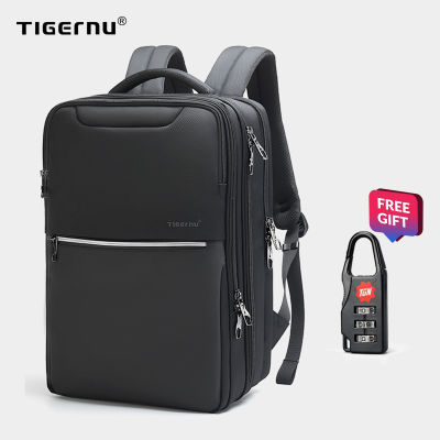 Tigernuกระเป๋าเป้ผู้ชายธุรกิจ,กระเป๋าเป้ใส่แล็ปท็อป15.6กระเป๋าเป้นักเรียนแฟชั่นกระเป๋าเดินทางTPUกันน้ำ