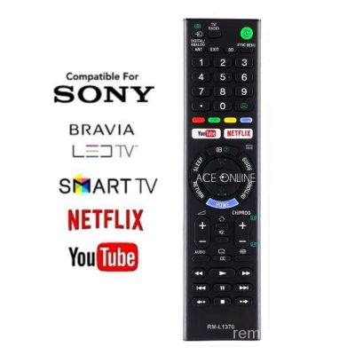 Bravia LED LCD SMART Remote Control RM-1370 With YoutubeNetflix for RMT-TX300P RMT-TX300E RMT-TX300B RMT-TX300