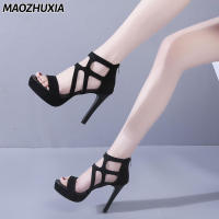 MAOZHUXIA รองเท้าส้นสูง ญ【34-40】รองเท้าส้นสูง ญ รองเท้า แฟชั่น ญ รองเท้าผู้หญิง รองเท้าแตะ รองเท้าส้นสูง ญ Stiletto รองเท้าแตะหญิงฤดูร้อน แพลตฟอร์มกันน้ำ เซ็กซี่