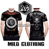 เสื้อยืด2023 new【nkt】akp SAMURAI Skull (fullsublimation)