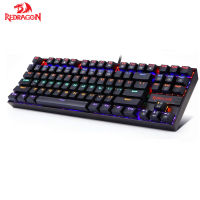 Redragon Kumara K552-KRMechanical Gaming Keyboard Rainbow Backlit Wired Keyboard with Red Switches for Windows Gaming PC 87 Keys