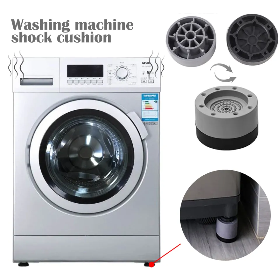 4x Anti-Vibration Pads Washing Machine Rubber Mat Fixed Base Dryer