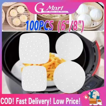 100pcs Silicone Air Fryer Liners - Healthy And Low-fat Cooking Accessory  For Air Fryer