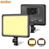 Godox แผงแสงไฟสำหรับถ่ายภาพ LED LDP18Bi LED 22W 2800K-6500K ไฟหรี่แสงได้อุณหภูมิสองสี11 FX เอฟเฟกต์แสงไฟคู่วิธีจ่ายไฟแบบคู่พร้อมตัวล็อคขาตั้งความเย็นสำหรับ Vlog Live Streaming Wedding Food Photography