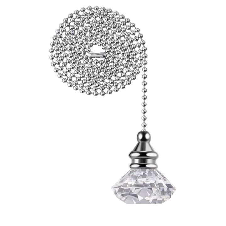 2-pcs-crystal-pull-chains-ceiling-fan-chain-extension-fan-pull-chain-pendant-50cm-ceiling-fan-chain-extender-ornament