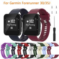 นาฬิกาซิลิโคนกีฬาสายรัดสําหรับ Garmin Forerunner 30 35 Breathable Smart Watch Band สายรัดข้อมืออุปกรณ์เสริมกันน้ํา