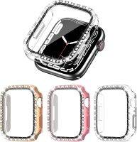 สำหรับ สาย เคส  Apple Watch Series 7 6 5 4 3 2 1 Case Cover,สำหรับผู้หญิง41มม. 45มม. 44มม. 40มม. 42มม. 38มม.,สำหรับ I Watch อุปกรณ์เสริม Glass Screen Protector