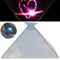 3D Hologram Pyramid Display Projector Video Stand Universal For Smart Phone Mobile K0K4