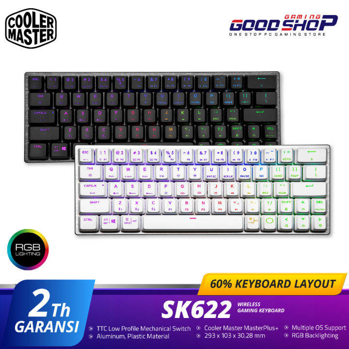 Cooler Master SK622 Hybrid Wireless Mechanical Gaming Keyboard | Lazada ...
