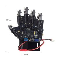 5 Dof หุ่นยนต์ชีวภาพฝ่ามือ Uhand Somatosensory โอเพนซอร์สชุดควบคุมแขนกลหุ่นยนต์การศึกษาที่เข้ากันได้กับหุ่นยนต์โปรแกรมได้ Arduino/Stm32