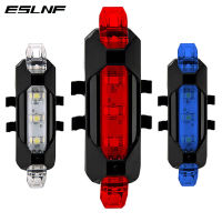 ESLNF PX-5 ไฟท้ายจักรยานกันน้ำ ไฟเตือนความปลอดภัย LED แบบชาร์จไฟได้ USB ไฟท้ายจักรยานเสือภูเขา