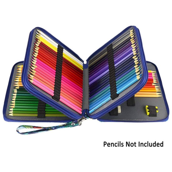 120-slots-colored-pencil-case-oxford-fabric-pen-case-with-compartments-pencil-holder-for-watercolor-pencils