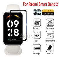 ปกป้องหน้าจอสำหรับ3มิติ Redmi Smart Band 2ฟิล์มป้องกันคลุมทั้งหมดสำหรับ Xiaomi Redmi แบนด์2