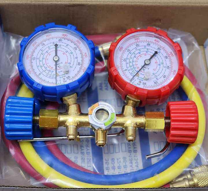 Brass Manifold Gauge set Lazada PH