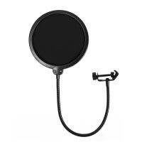 ไมโครโฟน Pop Filter Spray Windscreen Mesh สำหรับบันทึกการออกอากาศสำหรับอุปกรณ์บันทึกการพูดไมโครโฟน Filter