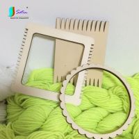 Baby Girl DIY Handmade Earring Tool Super Small Mini Style Mini Wooden Knitting Machine Set 3PCS S0560L Knitting  Crochet