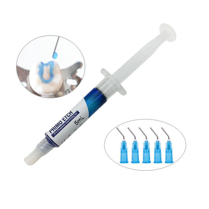 Dental 37 Phosphoric Acid Etching Gel 5ml/syring for Enamel and Dentin