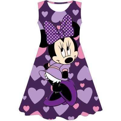 Mini Mouse Baby Girl Dress 2-10 Yrs Cosplay Princess Costume for Girls Kids Birthday Christmas Party Minnie Dresses Clothing