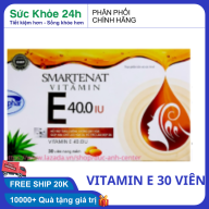 Combo 3 hộp Vitamin E 400 IU viên uống trắng da chống lão hóa hộp 30 viên đạt chuẩn GPP thumbnail