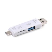 OTG Multi-Function Card Reader 5 in 1 USB 3.1 Type C / USB / Micro USB Adapter