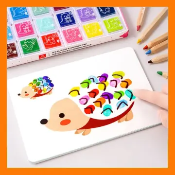 25 Color Funny Finger Painting Kit And Book, Washable Finger Paints For  Toddlers 1-3 Non Toxic, Childrens Finger Drawing Toys, DIY Crafts Painting