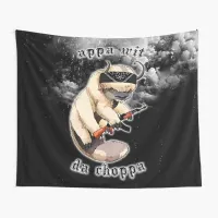 Appa Wit Da Choppa Tapestry Bedroom Travel Mat Printed Decor Decoration Wall Art Bedspread Room Towel Colored Beautiful Blanket