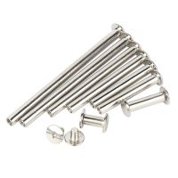 Binding Screws Nail Rivets M5 Nickel Plated Bolts for Photo Album Leather Craft