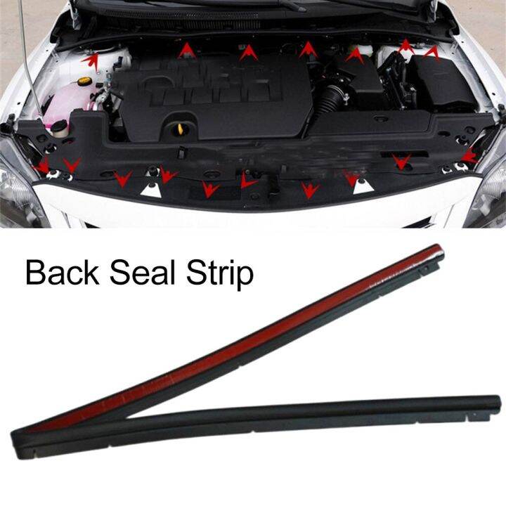 Car Engine Hood Sealing Strip Rubber Weatherstrip For Toyota For