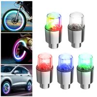 Car Motocycle Bike Wheel LightsLeds Tyre Tire Valve Caps Wheel Spokes Strobe Neon Lamp Mountain Road Riding Bicycle Flashlights