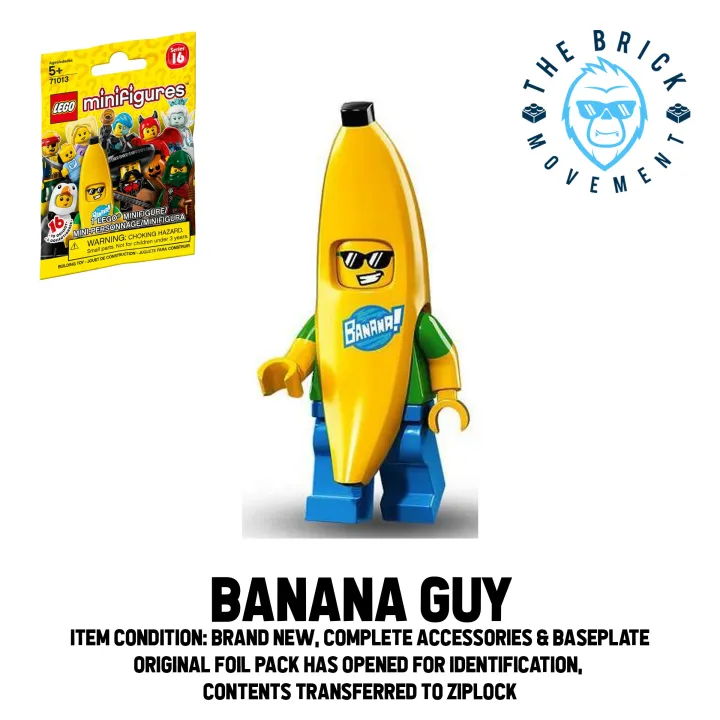 LEGO® Collectible Minifigure Series 16 Banana Guy Minifigure Lazada PH