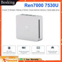 SZBOX S75 7530Uคอมพิวเตอร์ขนาดเล็กใหม่ Ren7000 7530U แอมป์ Ryzen5 7530U CPU 2.0กิกะเฮิร์ตซ์สูงถึง4.5กิกะเฮิร์ตซ์เกื้อหนุนหน้าต่างการ10/11 DDR4 WiFi6ได้ถึง64กิกะไบต์