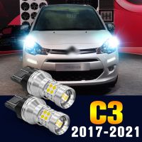 2pcs LED DRL Daytime Running Light Bulb Lamp For Citroen C3 2017-2021 2018 2019 2020 Accessories